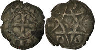 France Denarius Coin, Berry, Guillaume I, Silver, Boudeau:280 -