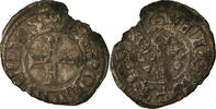 France Obol Coin, Anjou, Charles I, Angers, Silver, Boudeau:157 -