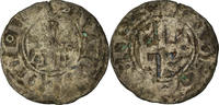 France Denarius Coin, Anjou, Foulques V, Angers, Silver -