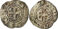 France Denarius Coin, Anjou, Foulques V, Angers, Silver -