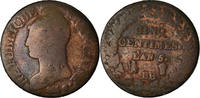 France 5 Centimes Coin, Dupré, Strasbourg, Bronze, KM:640.4 -