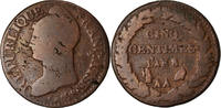 France 5 Centimes Coin, Dupré, Metz, Bronze, KM:640.2, Le -
