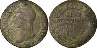 France 5 Centimes Coin, Dupré, Paris, Bronze, KM:640.1 -