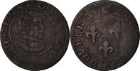 France Double Tournois Coin, ORANGE, Fred-Henri de Nassau, Orange -