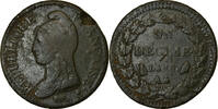 France Decime Coin, Dupré, Metz, Bronze -