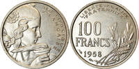 France 100 Francs Coin, Cochet, Copper-nickel, KM:919.1 -
