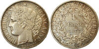 France Franc Coin, Cérès, Paris, Silver, KM:822.1 -