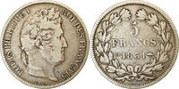 France 5 Francs Coin, Louis-Philippe, Strasbourg, Silver -