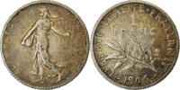 France Franc Coin, Semeuse, Paris, Silver, KM:844.1 -