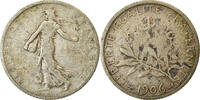 France Franc Coin, Semeuse, Paris, Silver, KM:844.1 -