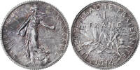 France Franc Coin, Semeuse, Paris, Silver, KM:844.1 -