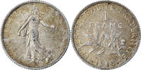 France Franc Coin, Semeuse, Paris, Silver, KM:844.1 -