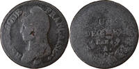 France Decime Coin, Dupré, Paris, Modification du 2 décimes -