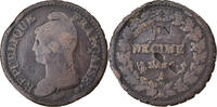 France Decime Coin, Dupré, Paris, Modification du 2 décimes -