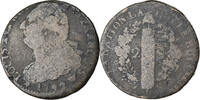 France 2 Sols Coin, 2 sols françois, Lille, Bronze -