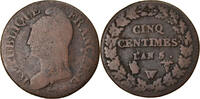 France 5 Centimes Coin, Dupré, Lille, Bronze, KM:640.11 -