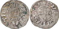 France Denarius Coin, Touraine, Saint-Martin de Tours, Silver -