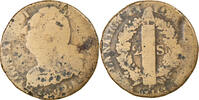 France 2 Sols Coin, 2 sols françois, Paris, Bronze -