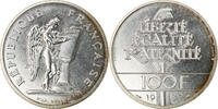 France 100 Francs Coin, Piéfort, Silver, KM:P1008 -