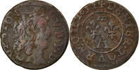 France Denier Tournois Coin, DOMBES, Gaston d'Orléans, Trévoux -