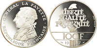 France 100 Francs Coin, Proof, Silver, KM:962a, Gadoury:902 -