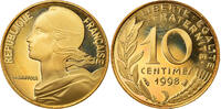 France 10 Centimes Coin, Marianne, Paris, Proof -