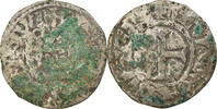 France Denarius Coin, Touraine, Saint-Martin de Tours, Silver -
