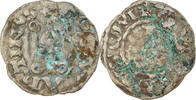 France Denarius Coin, Touraine, Saint-Martin de Tours, Silver -