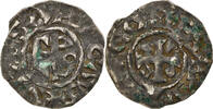 France Denarius Coin, Anjou, Foulques V, Angers, Silver -