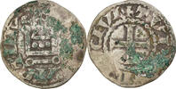France Denarius Coin, Touraine, Saint-Martin de Tours, Silver -
