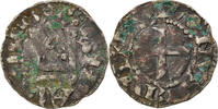 France Denarius Coin, Touraine, Saint-Martin de Tours, Silver -