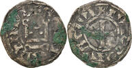 France Denarius Coin, Touraine, Saint-Martin de Tours, Silver -