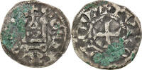 France Denarius Coin, Touraine, Saint-Martin de Tours, Silver -