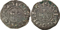 France Denarius Coin, Anjou, Foulques V, Angers, Silver -