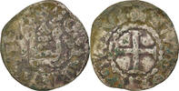 France Denarius Coin, Touraine, Saint-Martin de Tours, Silver -