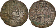 France Denarius Coin, Touraine, Saint-Martin de Tours, Silver -