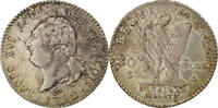 France 30 Sols Coin, 30 sols françois, Paris, Silver -