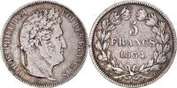France 5 Francs Coin, Louis-Philippe, Nantes, Silver -