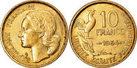 France 10 Francs Coin, Guiraud, Paris, Aluminum-Bronze -
