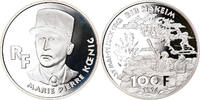 France 100 Francs Coin, Koenig, Proof, Silver, KM:1040 -