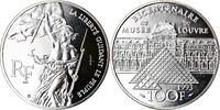 France 100 Francs Coin, Liberté guidant le peuple, ESSAI -