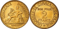 France 2 Francs Coin, Chambre de commerce, Paris -