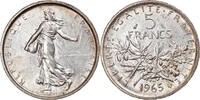 France 5 Francs Coin, Semeuse, Silver, KM:926, Gadoury:770 -