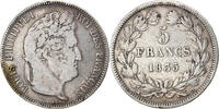 France 5 Francs Coin, Louis-Philippe, Lyon, Silver, KM:749.4 -