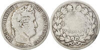 France 5 Francs Coin, Louis-Philippe, Lille, Silver -