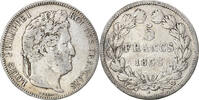 France 5 Francs Coin, Louis-Philippe, Lille, Silver -