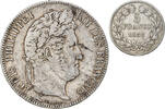 France 5 Francs Coin, Louis-Philippe, Lille, Silver -