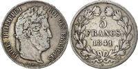 France 5 Francs Coin, Louis-Philippe, Lille, Silver -
