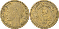 France 2 Francs Coin, Morlon, Aluminum-Bronze, KM:886 -