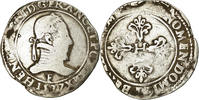 France Franc au Col Plat Coin, Angers, Silver, Duplessy:1130 -